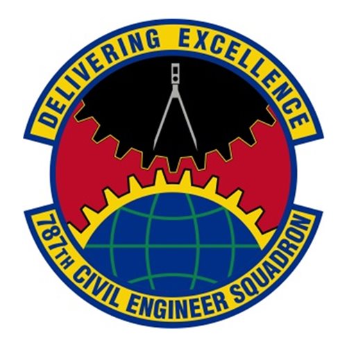 787 CES McGuire AFB, NJ U.S. Air Force Custom Patches