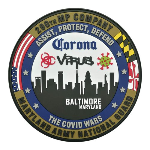 290 MP Co U.S. Army Custom Patches