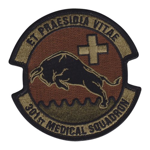 301 MDS NAS Fort Worth JRB U.S. Navy Custom Patches