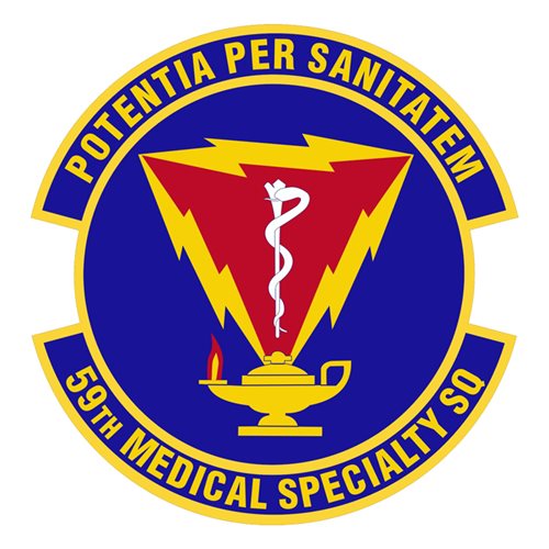 59 MDSP Lackland AFB U.S. Air Force Custom Patches