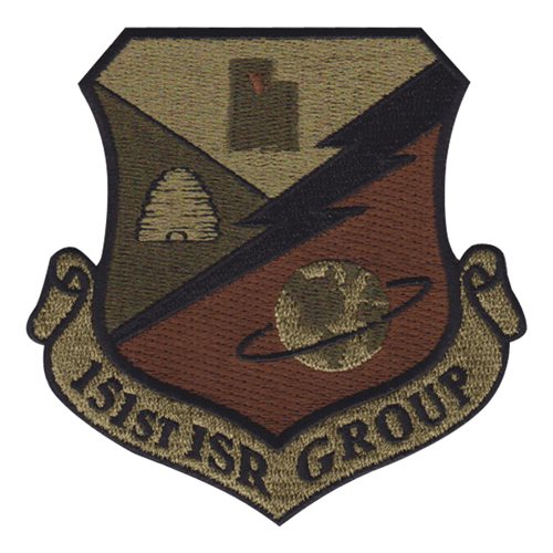 151 ISRG ANG Utah Air National Guard U.S. Air Force Custom Patches