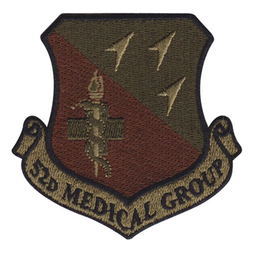 52 MDG Spangdahlem AB U.S. Air Force Custom Patches