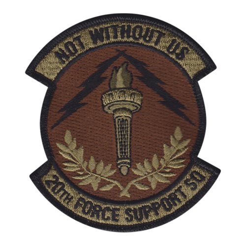 20 FSS Shaw AFB, SC U.S. Air Force Custom Patches