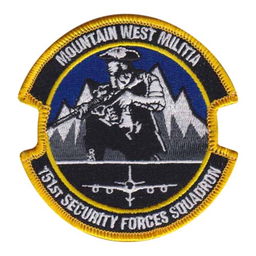 151 SFS ANG Utah Air National Guard U.S. Air Force Custom Patches