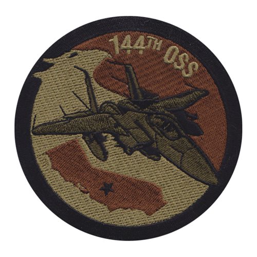 144 OSS ANG California Air National Guard U.S. Air Force Custom Patches
