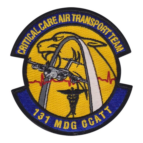 131 MDG ANG Missouri Air National Guard U.S. Air Force Custom Patches