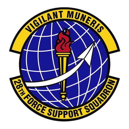 28 FSS Ellsworth AFB, SD U.S. Air Force Custom Patches