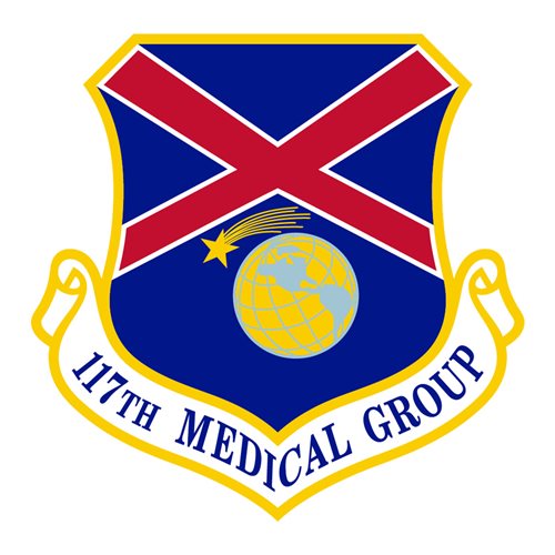 117 MDG ANG Alabama Air National Guard U.S. Air Force Custom Patches
