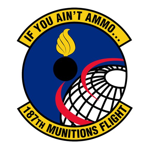 187 MXS ANG Alabama Air National Guard U.S. Air Force Custom Patches