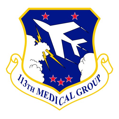 113 MDG ANG DC Air National Guard U.S. Air Force Custom Patches