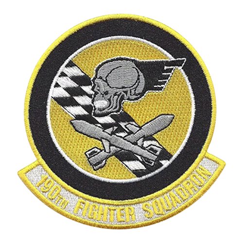 190 FS ANG Idaho Air National Guard U.S. Air Force Custom Patches