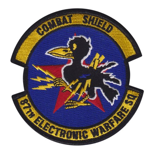 87 EWS Nellis AFB U.S. Air Force Custom Patches