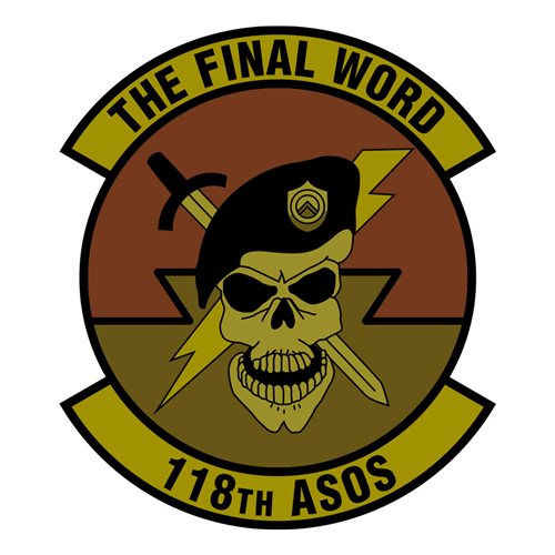 118 ASOS ANG North Carolina Air National Guard U.S. Air Force Custom Patches