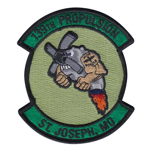 139 AMXS ANG Missouri Air National Guard U.S. Air Force Custom Patches