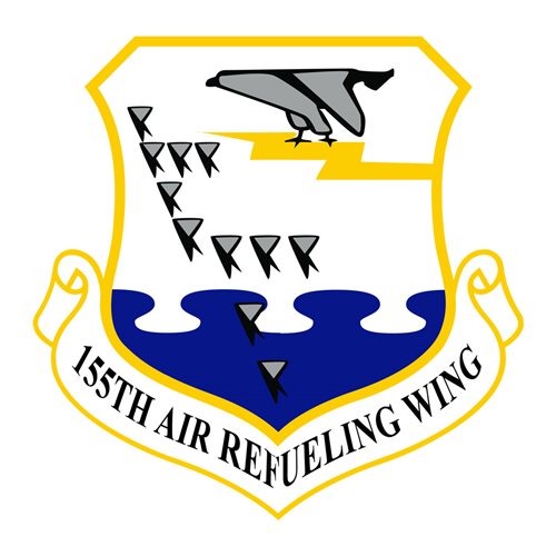 155 ARW ANG Nebraska Air National Guard U.S. Air Force Custom Patches