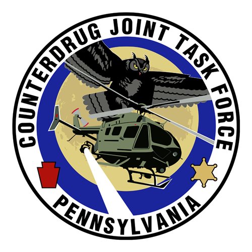 Pennsylvania Counterdrug JTF ANG Pennsylvania Air National Guard U.S. Air Force Custom Patches