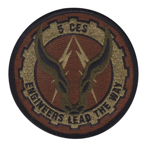5 CES Minot AFB, ND U.S. Air Force Custom Patches