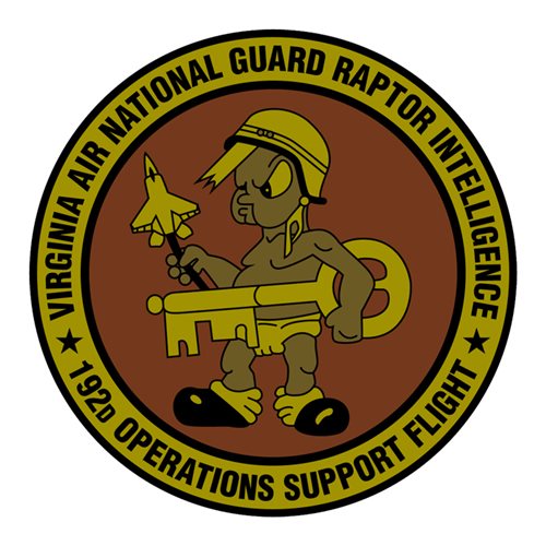 192 OSF ANG Virginia Air National Guard U.S. Air Force Custom Patches