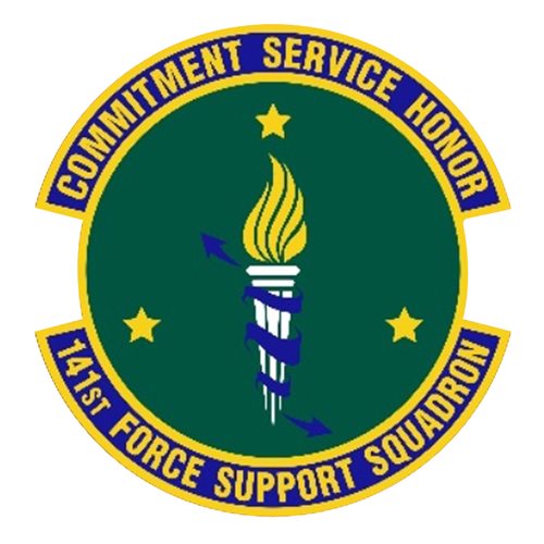 141 FSS ANG Washington Air National Guard U.S. Air Force Custom Patches