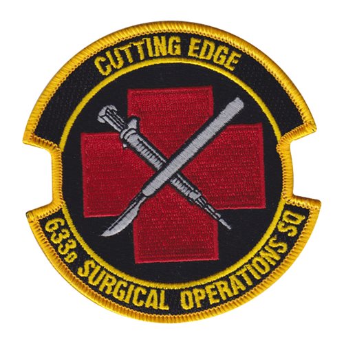 633 SGOS Langley AFB, VA U.S. Air Force Custom Patches