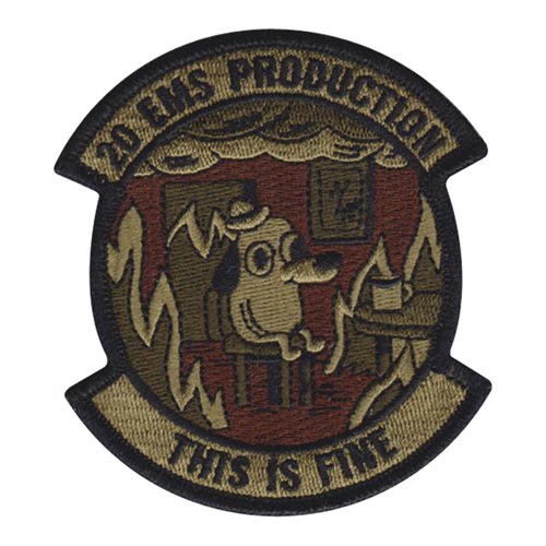 20 EMXS Shaw AFB, SC U.S. Air Force Custom Patches