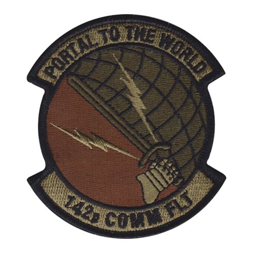 142 CF ANG Oregon Air National Guard U.S. Air Force Custom Patches