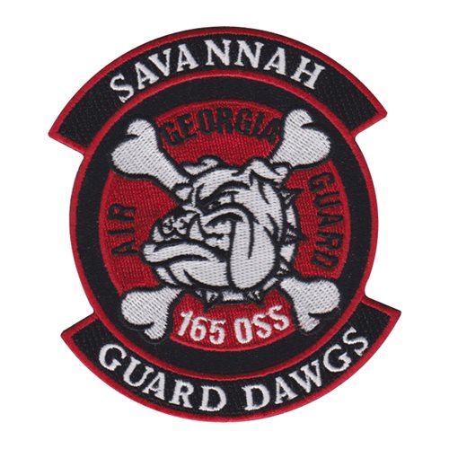 165 OSS ANG Georgia Air National Guard U.S. Air Force Custom Patches