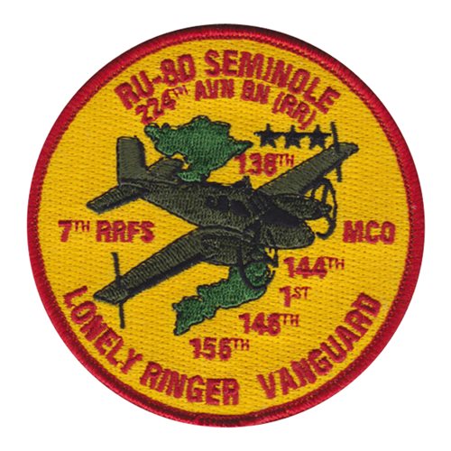 138 Aviation Company Memorial U.S. Army Custom Patches