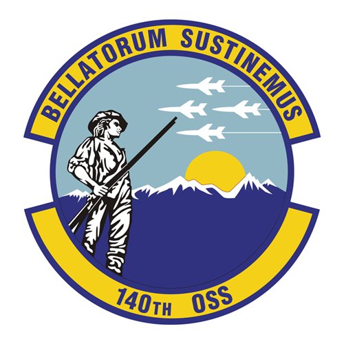 140 OSS ANG Colorado Air National Guard U.S. Air Force Custom Patches