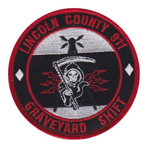 Lincoln County 911 Civilian Custom Patches
