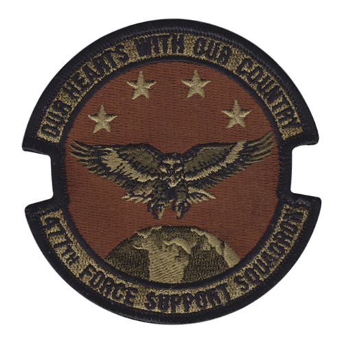 477 FSS JBER U.S. Air Force Custom Patches