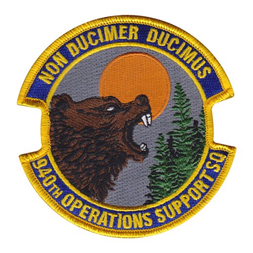 940 OSS Beale AFB, CA U.S. Air Force Custom Patches