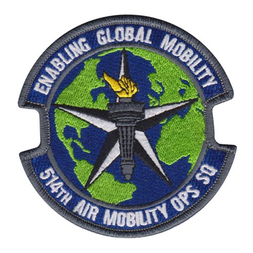 514 AMOS McGuire AFB, NJ U.S. Air Force Custom Patches