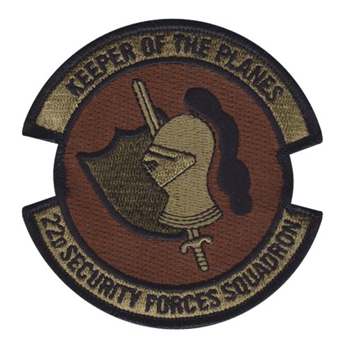 22 SFS McConnell AFB U.S. Air Force Custom Patches