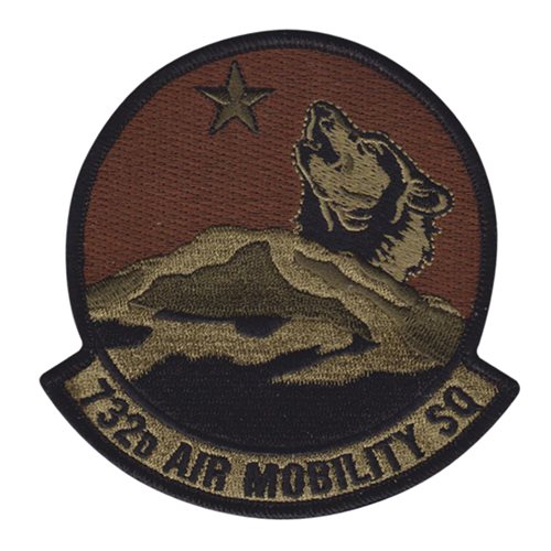 732 AMS JBER U.S. Air Force Custom Patches