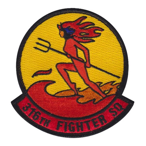 316 FS ANG South Carolina Air National Guard U.S. Air Force Custom Patches