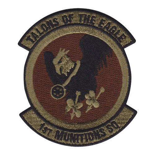 1 MUNS Langley AFB, VA U.S. Air Force Custom Patches