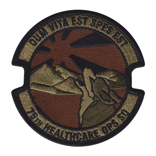 75 HCOS Hill AFB U.S. Air Force Custom Patches