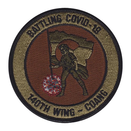 140 WG ANG Colorado Air National Guard U.S. Air Force Custom Patches