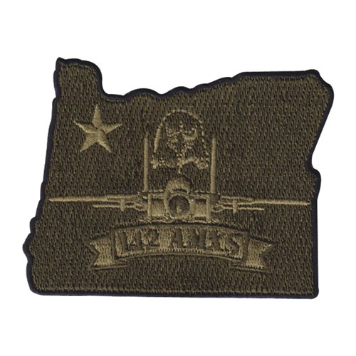 142 AMXS ANG Oregon Air National Guard U.S. Air Force Custom Patches
