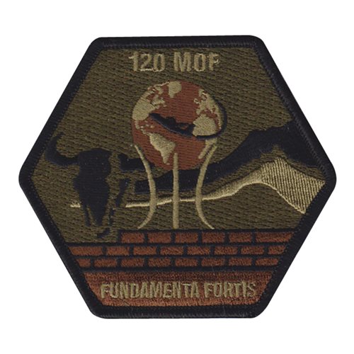 120 MOF ANG Montana Air National Guard U.S. Air Force Custom Patches