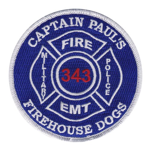 Captain Paul’s Firehouse Dogs Civilian Custom Patches