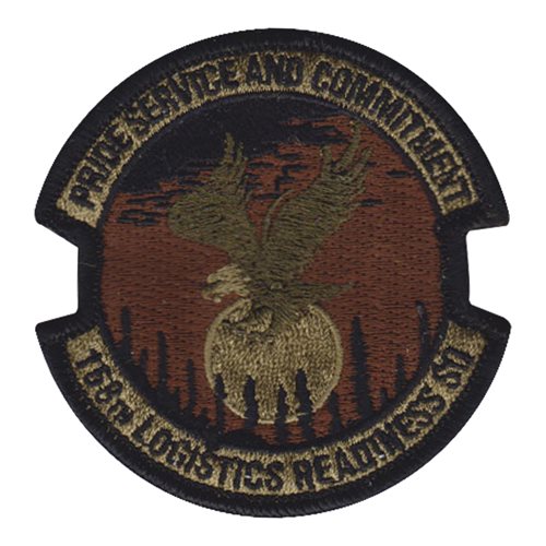 168 LRS ANG Alaska Air National Guard U.S. Air Force Custom Patches