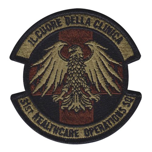 31 HCOS Aviano AB U.S. Air Force Custom Patches