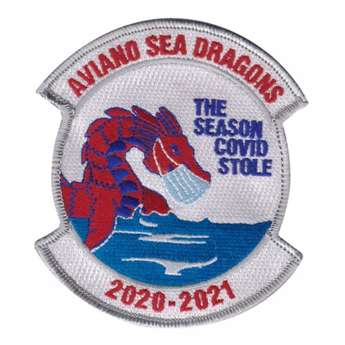 Aviano Sea Dragons Aviano AB U.S. Air Force Custom Patches
