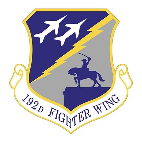 192 FW ANG Virginia Air National Guard U.S. Air Force Custom Patches