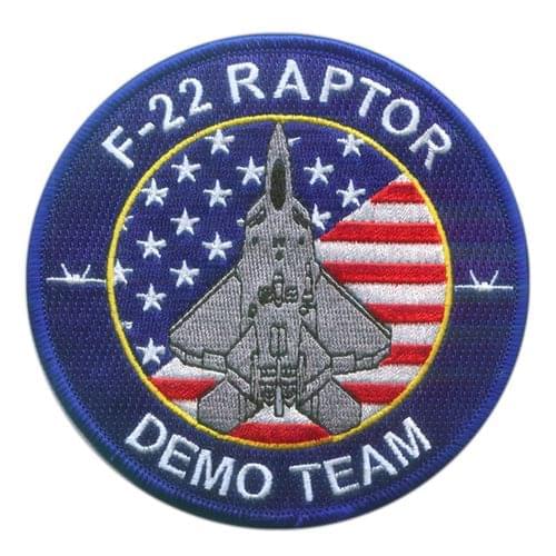 F-22 Demo Team Langley AFB, VA U.S. Air Force Custom Patches