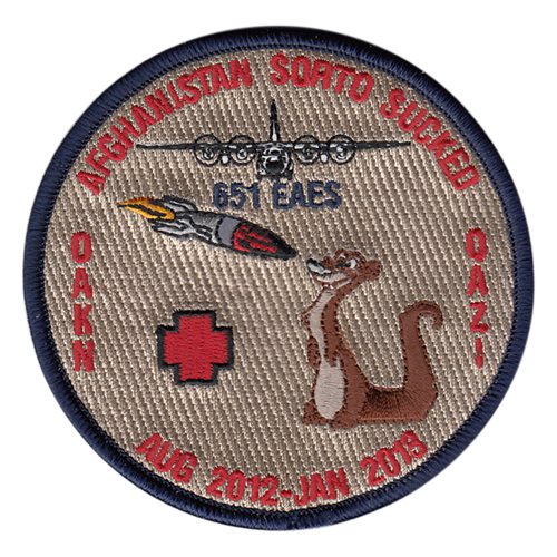 651 EAES International Custom Patches