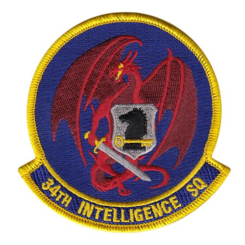 34 IS Ft Meade, MD U.S. Army Custom Patches