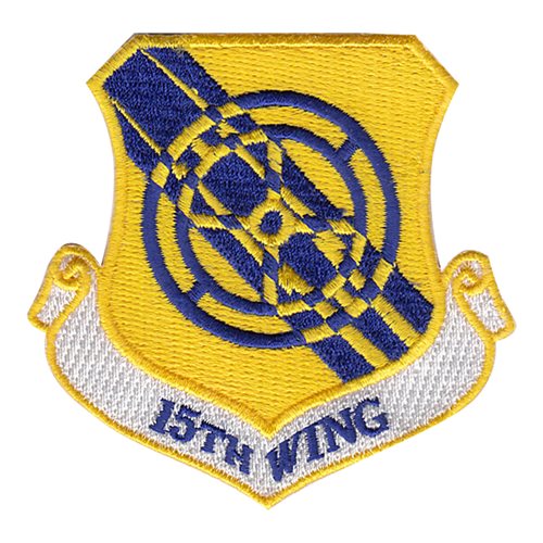 15 WG Hickam AFB, HI U.S. Air Force Custom Patches